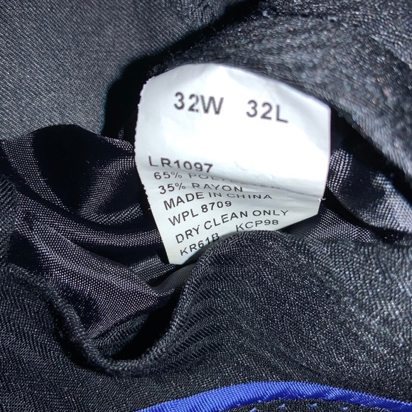 Kenneth Cole Reaction grey dress slacks Sz 32x32 flat front belt loops pockets - Picture 7 of 7